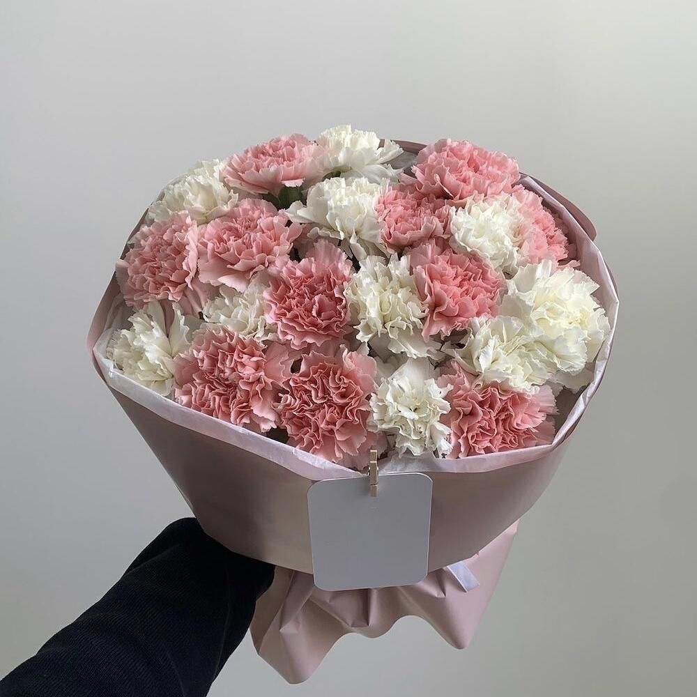 Buchet delicat din 25 de dianthus 2