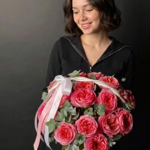 Композиция в корзине «My Rosy»